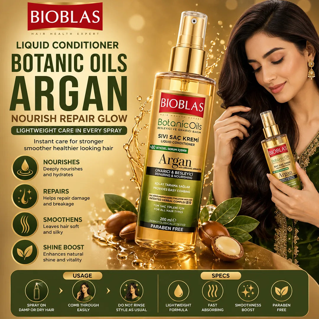 BIOBLAS LIQUID CONDITIONER 250ML BOTANIC OILS ARGAN
