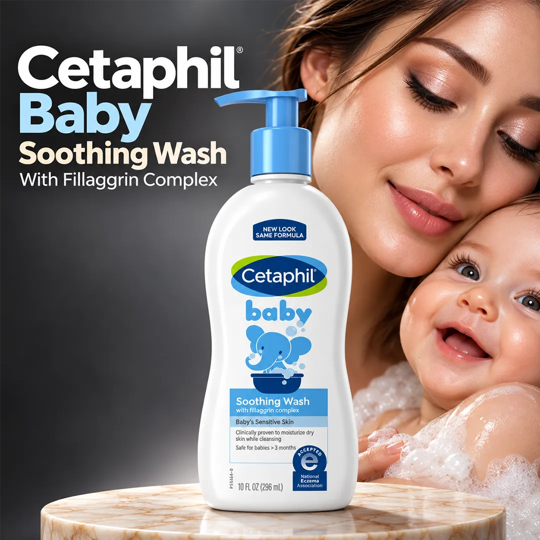 CETAPHIL BABY SOOTHING WASH 296ML