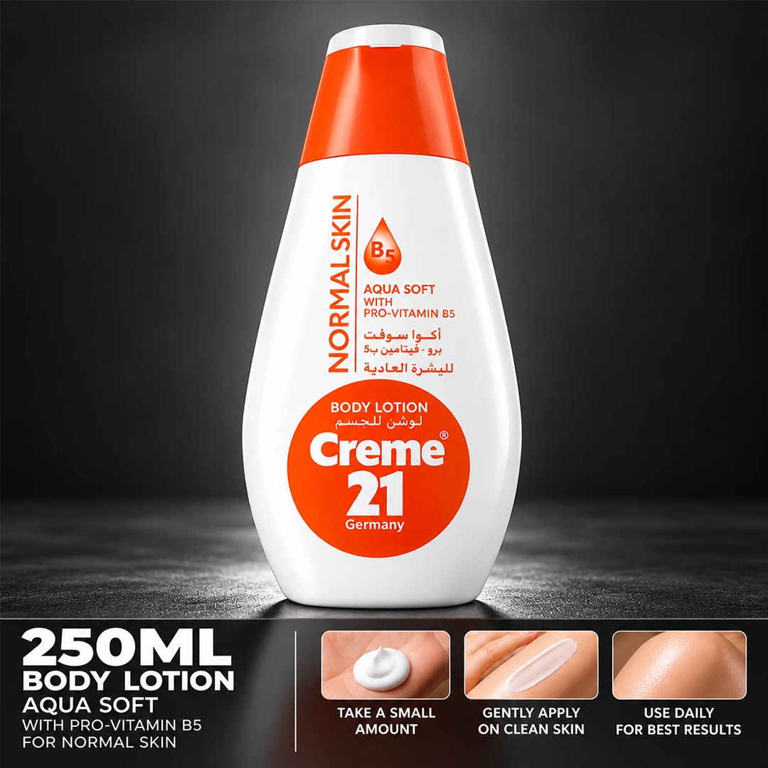 CREME 21 BODY LOTION 250ML AQUA SOFT