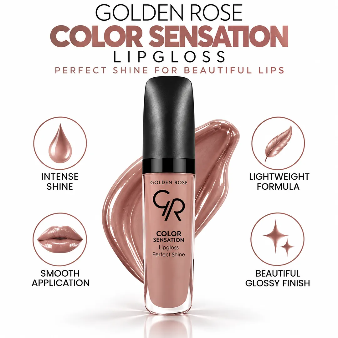 GOLDEN ROSE LIPGLOSS COLOR SENSATION 108