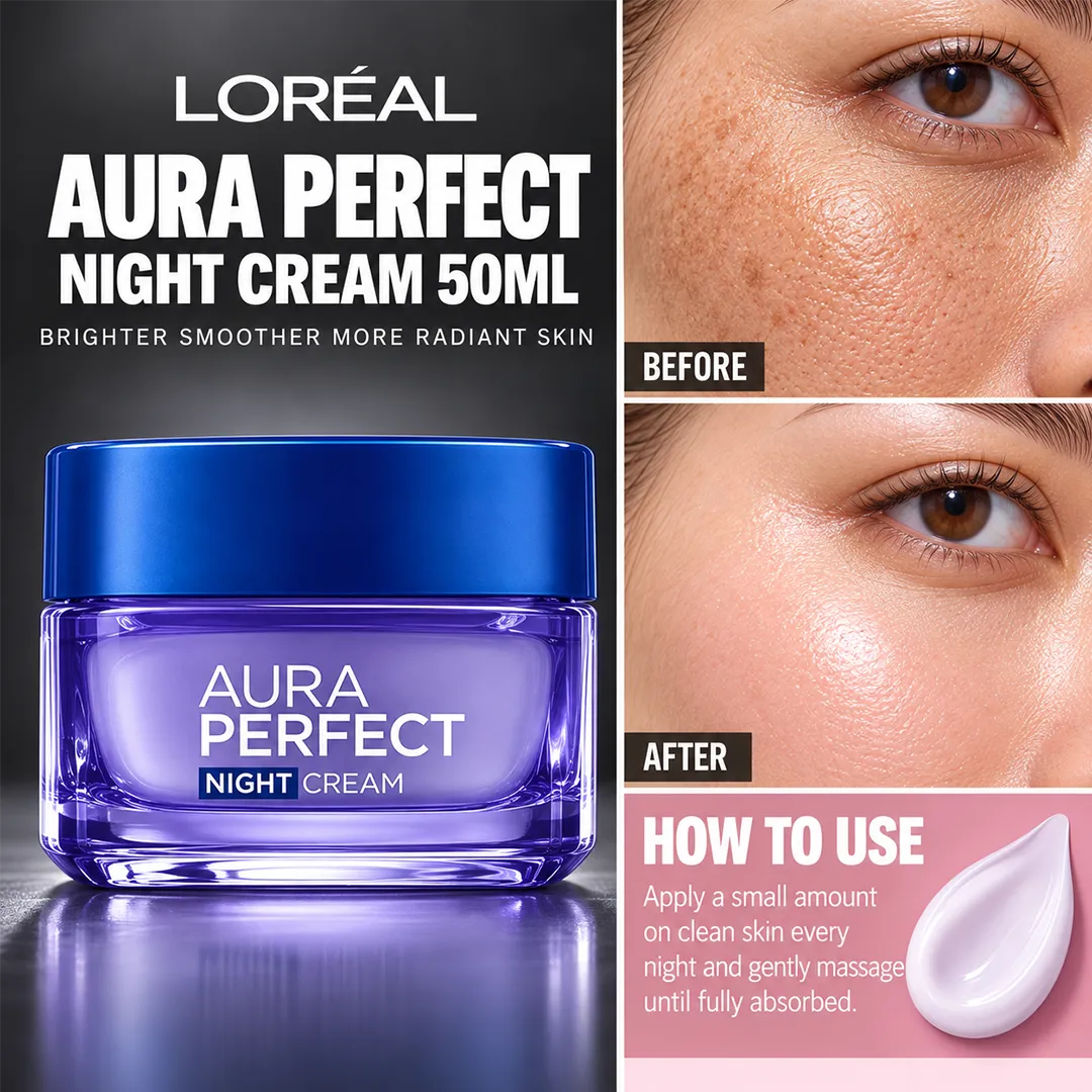 LOREAL AURA PERFECT NIGHT CREAM 50ML