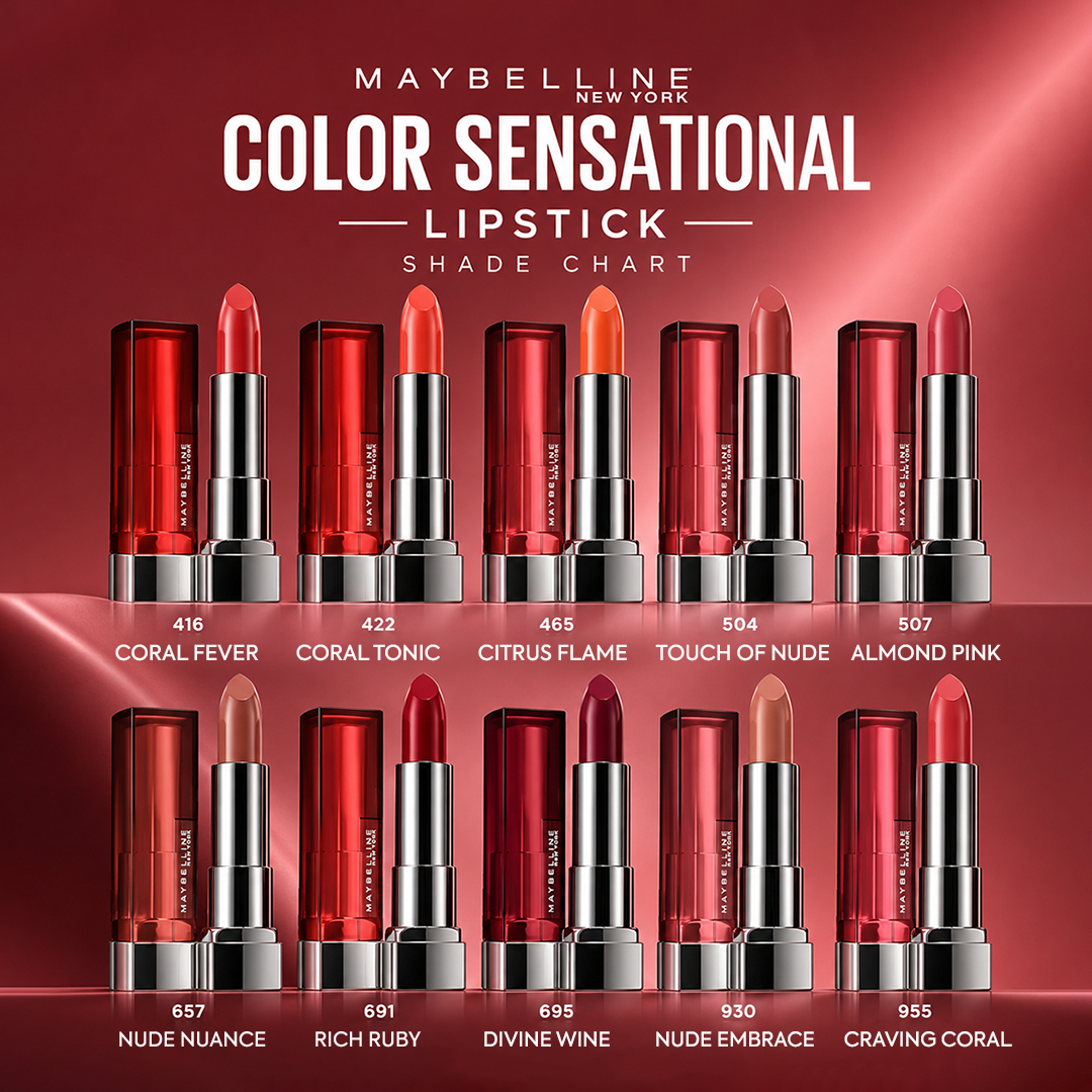 MAYBELLINE COLOR SENSATIONAL LIPSTICK
