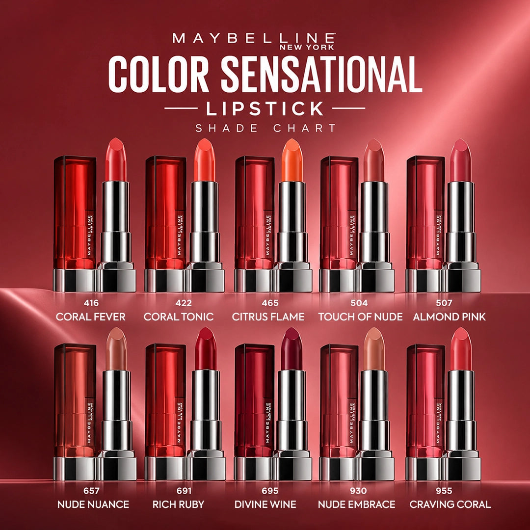 MAYBELLINE COLOR SENSATIONAL LIPSTICK