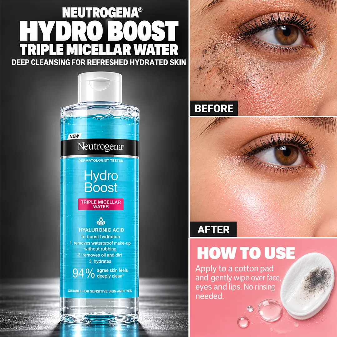 NEUTROGENA HYDRO BOOST TRIPLE MICELLAR WATER 400ML