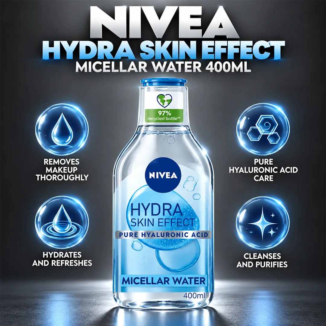 NIVEA MICELLAIR WATER 400ML HYDRA SKIN EFFECT