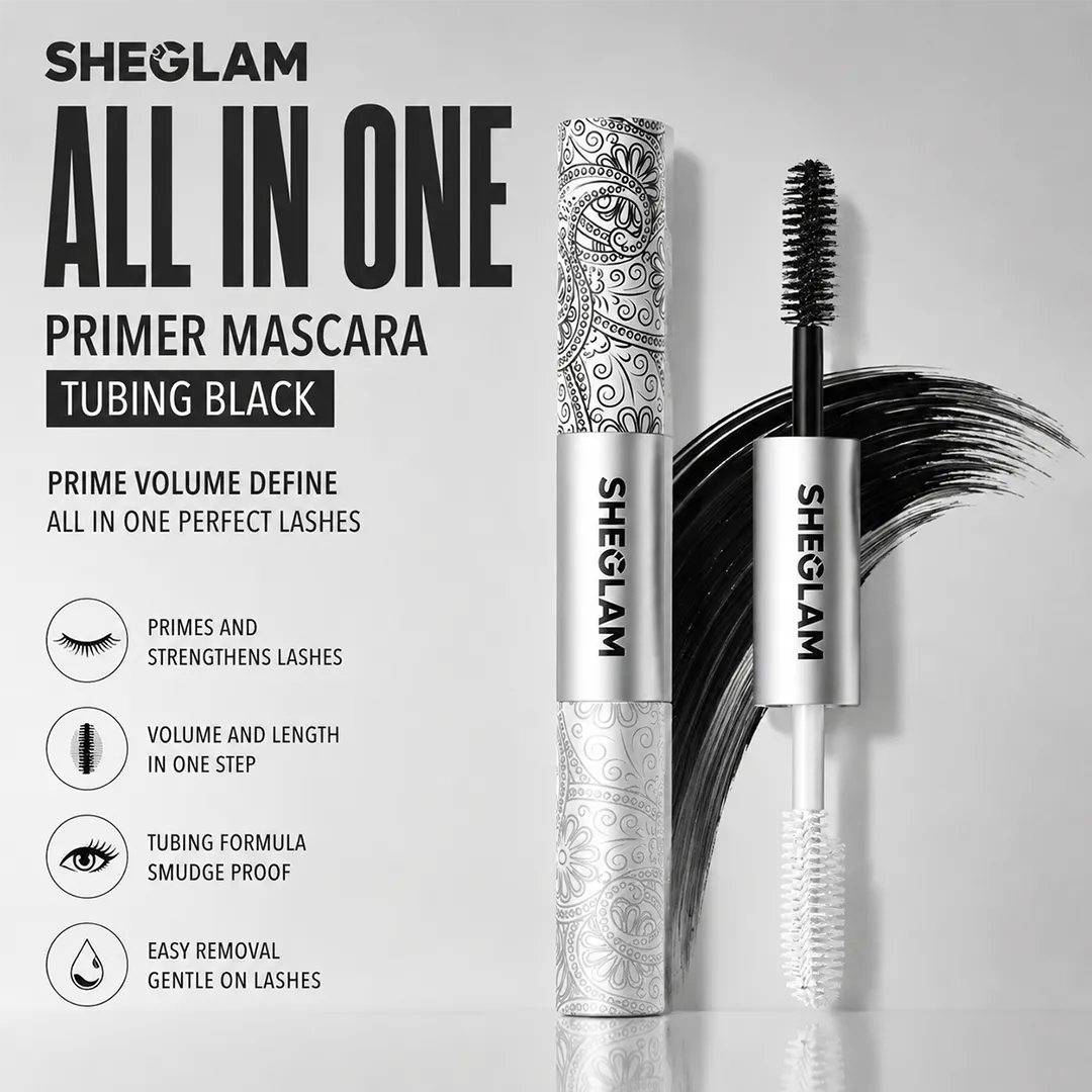SHEGLAM ALL IN ONE PRIMER MASCARA TUBING BLACK
