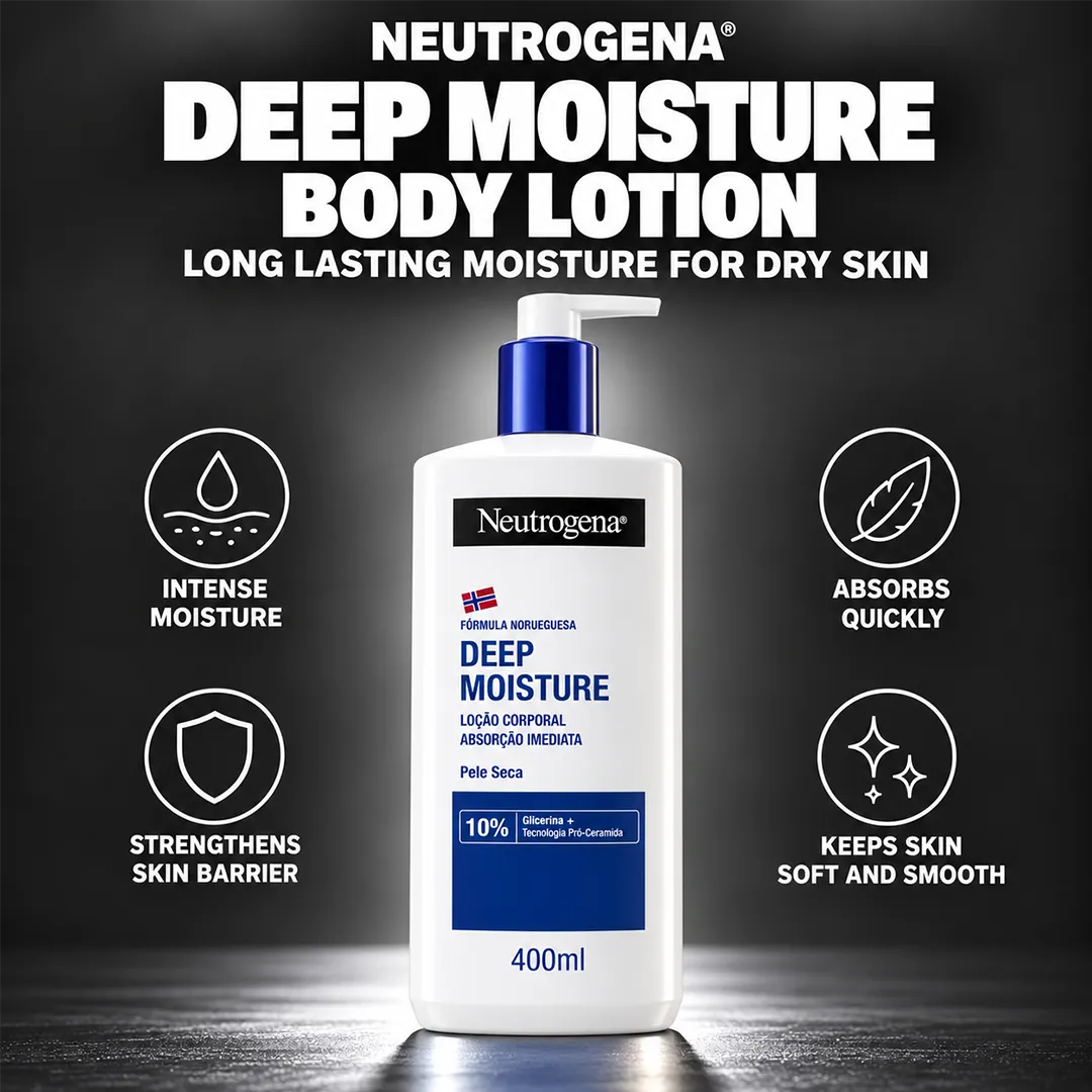 NEUTROGENA BODY LOTION 400ML DEEP MOISTURE DRY SKIN