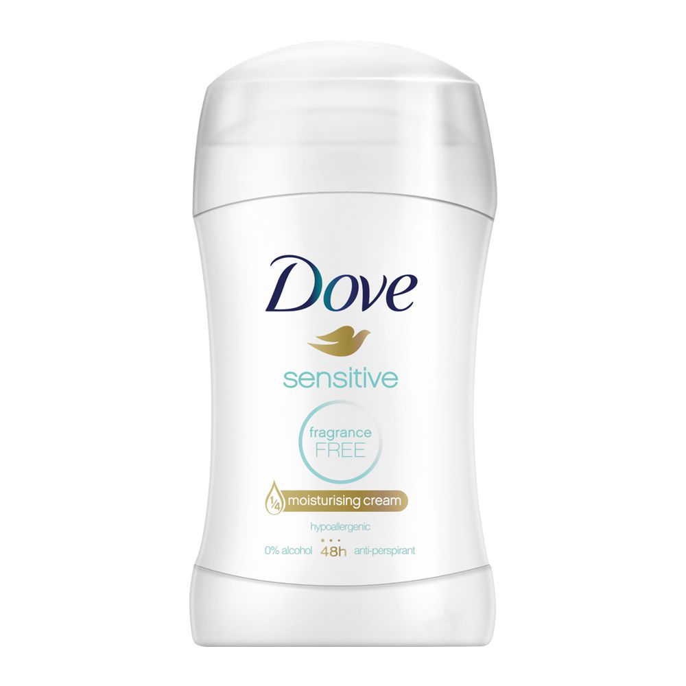 DOVE DEO STICK 40GM SENSITIVE FRAGRANCE FREE