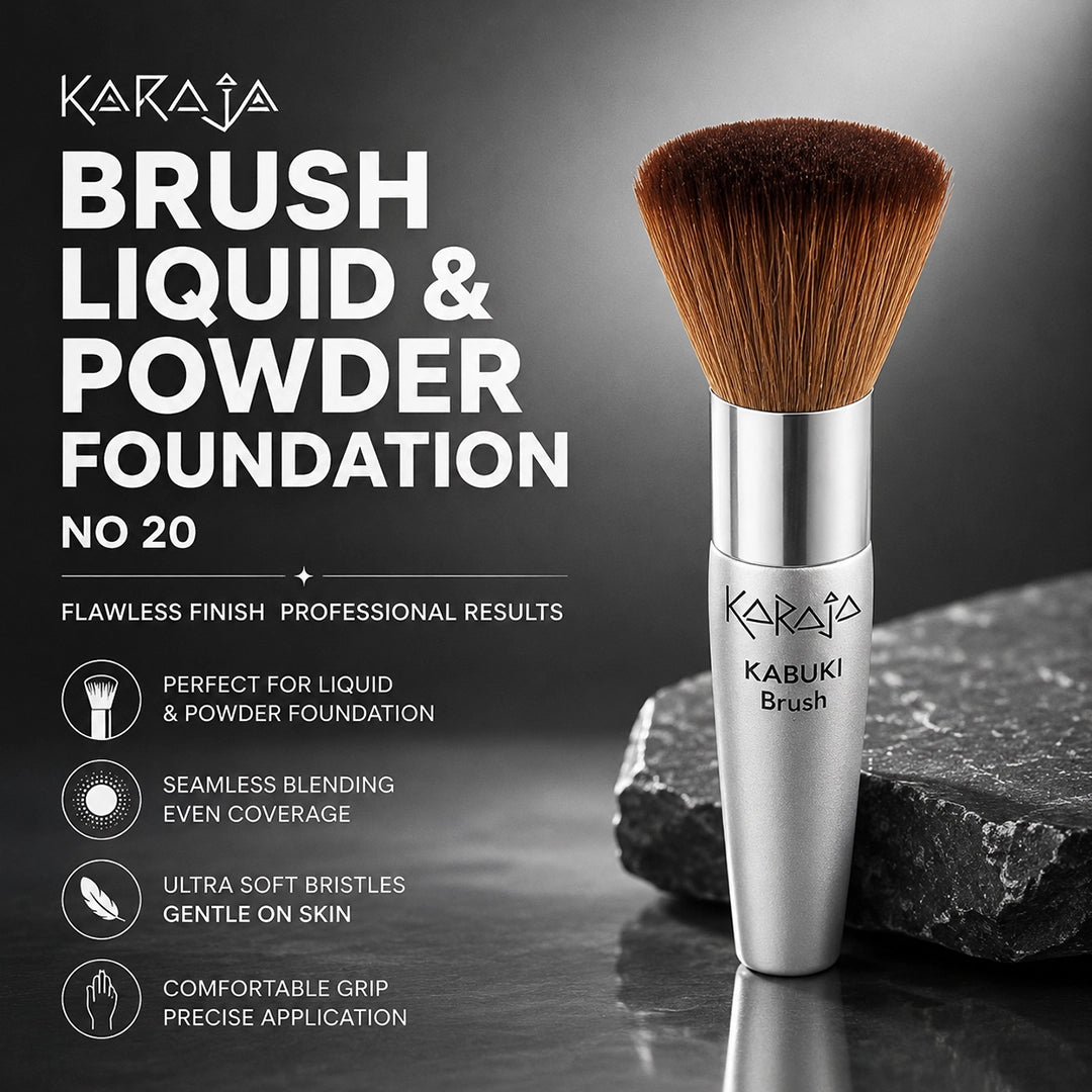 KARAJA BRUSH LIQUID & POWDER FOUNDATION NO 20