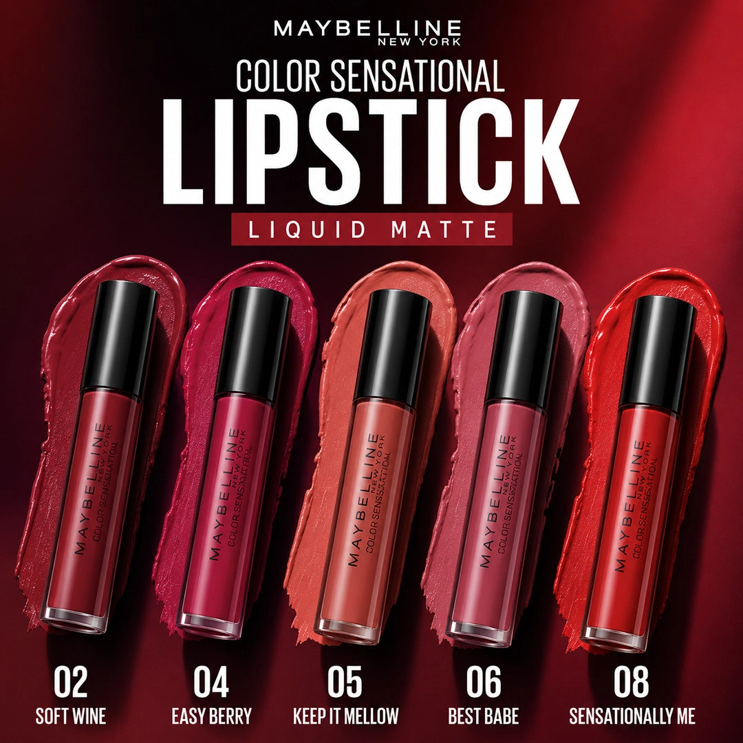 MAYBELLINE COLOR SENSATIONAL LIPSTICK LIQUID MATTE