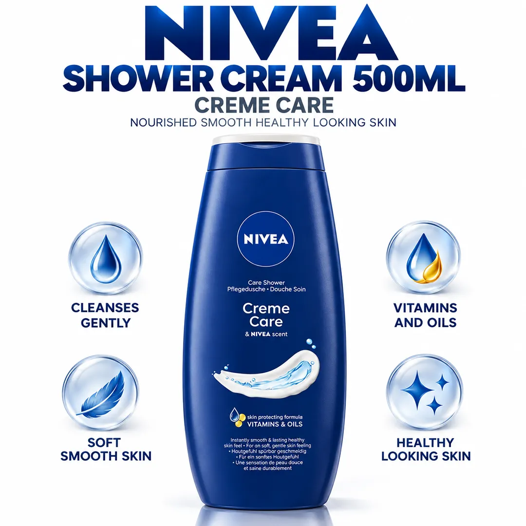 NIVEA SHOWER CREAM 500ML CREME CARE