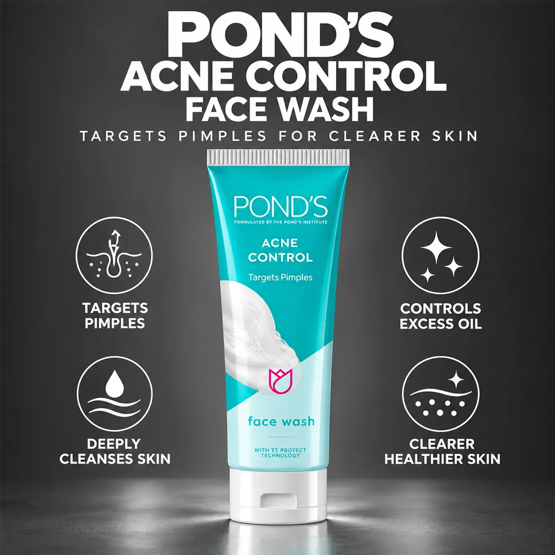 PONDS PAK ACNE CONTROL FACE WASH 100GM