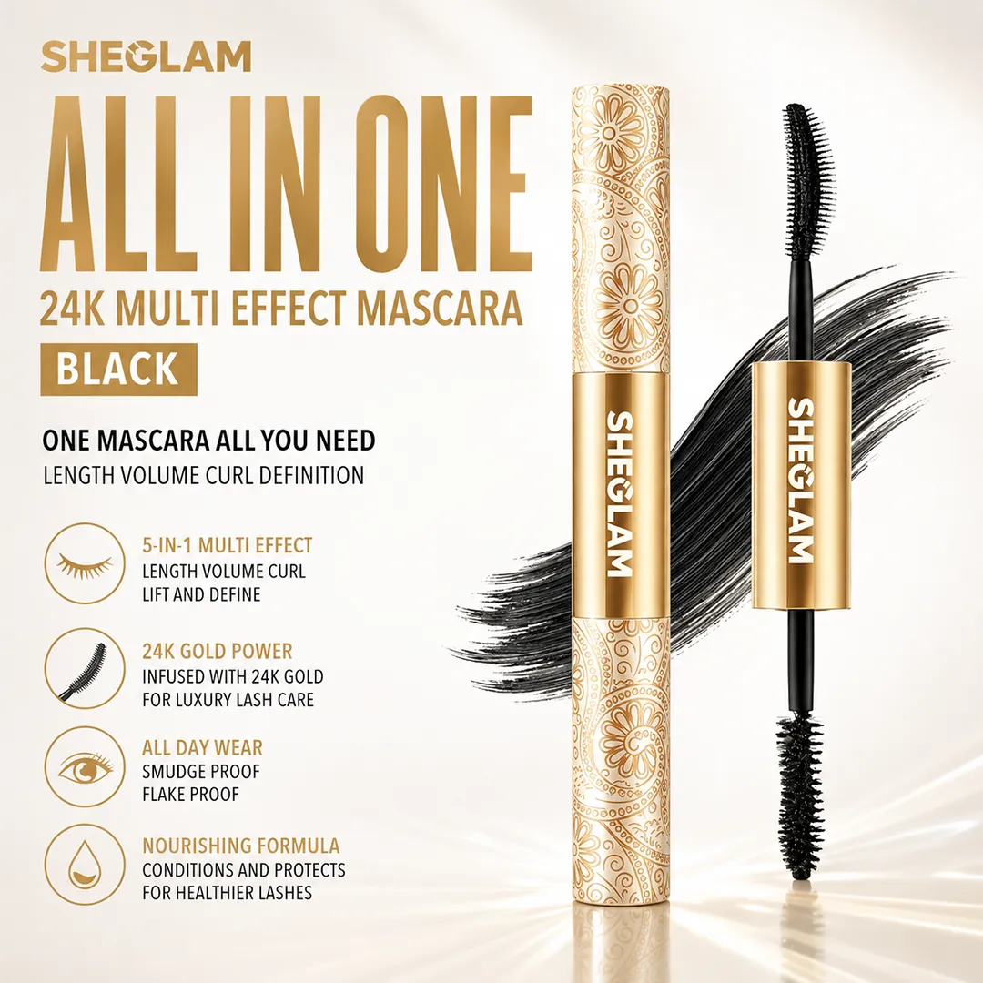 SHEGLAM ALL IN ONE 24K MULTI EFFECT MASCARA BLACK