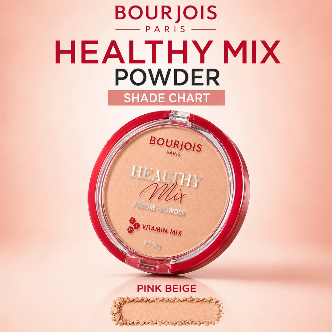 BOURJOIS HELATHY MIX POWDER PINK BEIGE