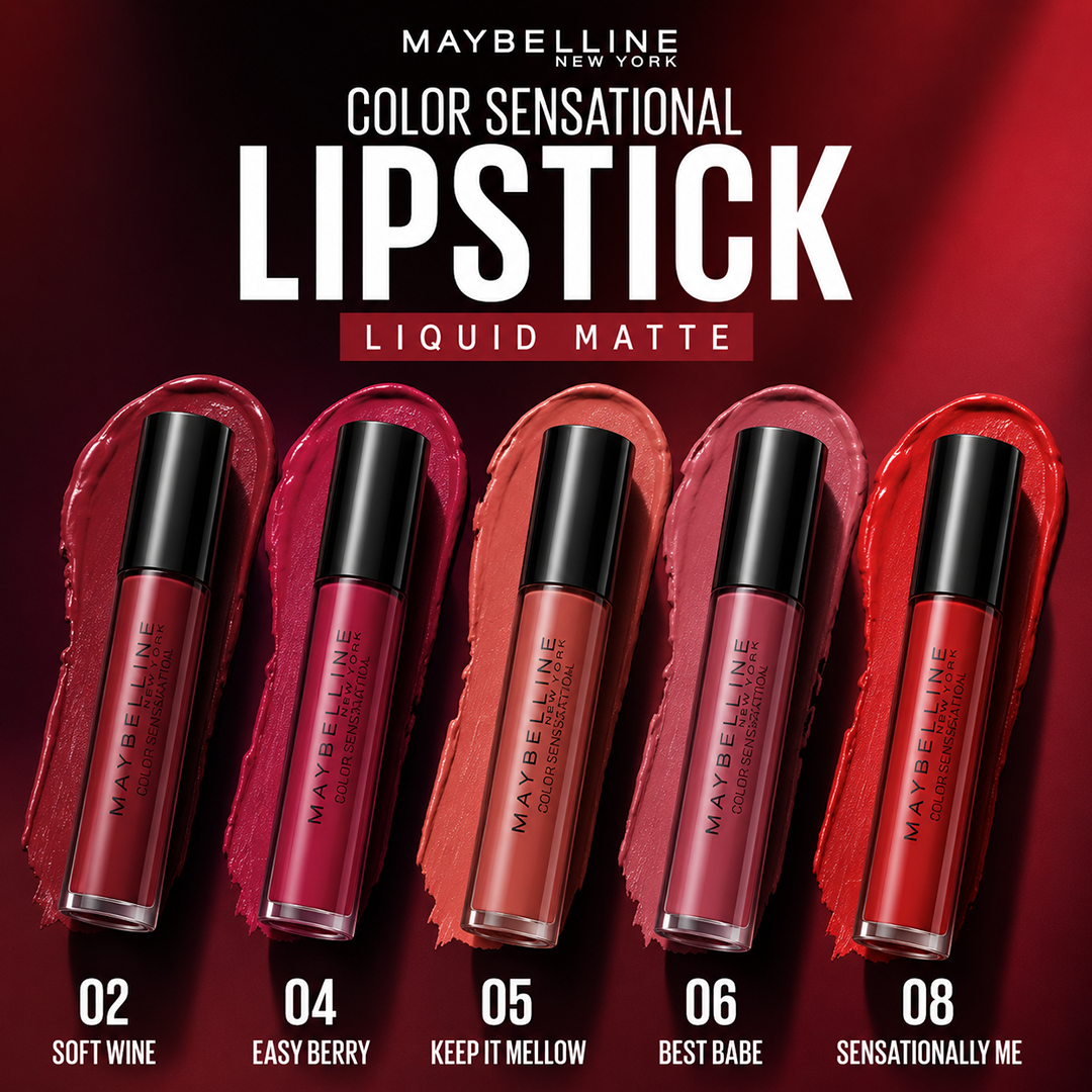 MAYBELLINE COLOR SENSATIONAL LIPSTICK LIQUID MATTE