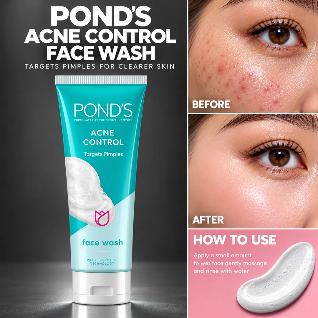 PONDS PAK ACNE CONTROL FACE WASH 100GM