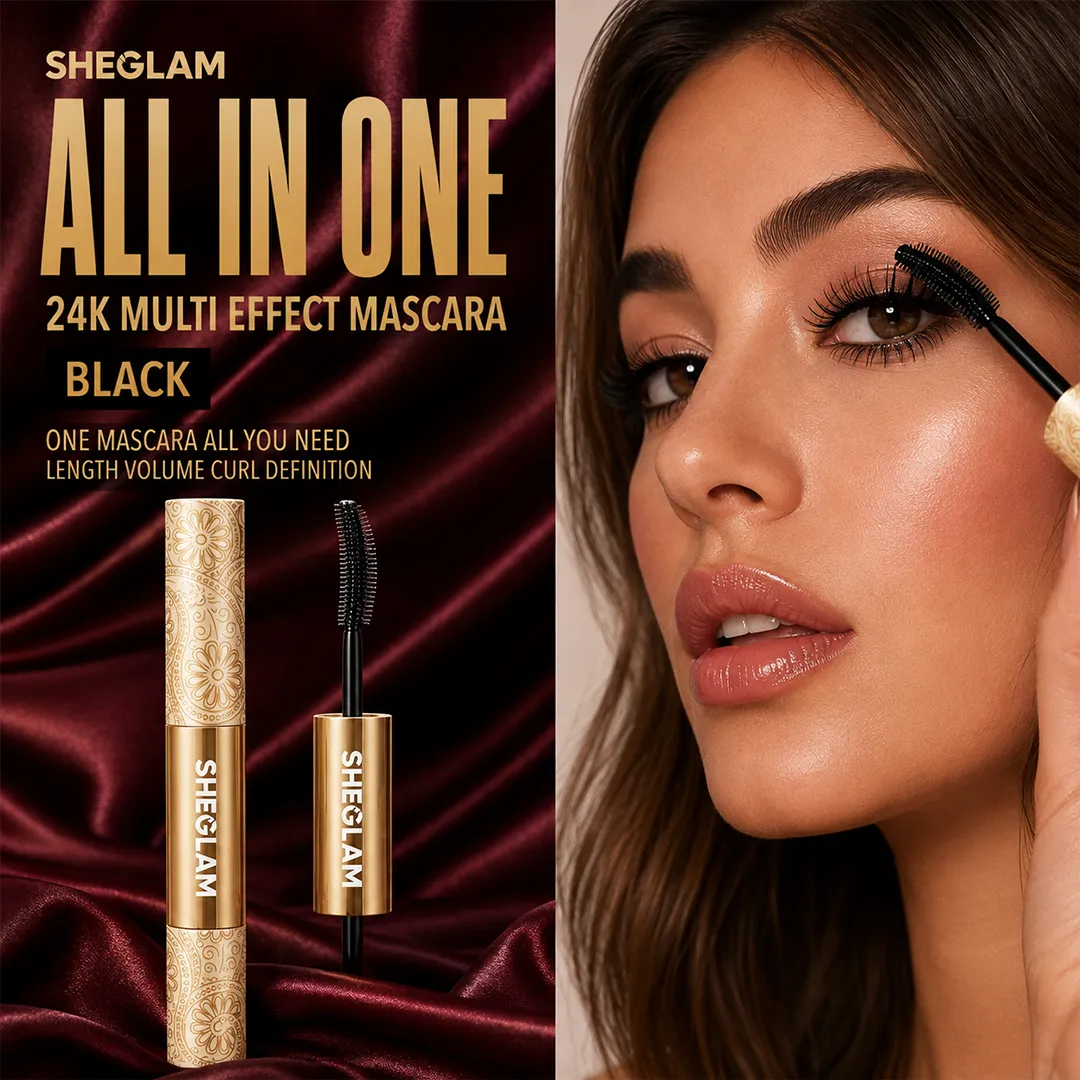 SHEGLAM ALL IN ONE 24K MULTI EFFECT MASCARA BLACK