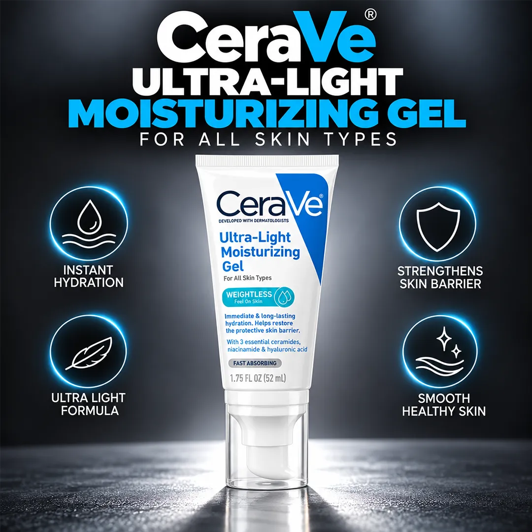 CERAVE ULTRA LIGHT MOISTURIZING GEL 52ML