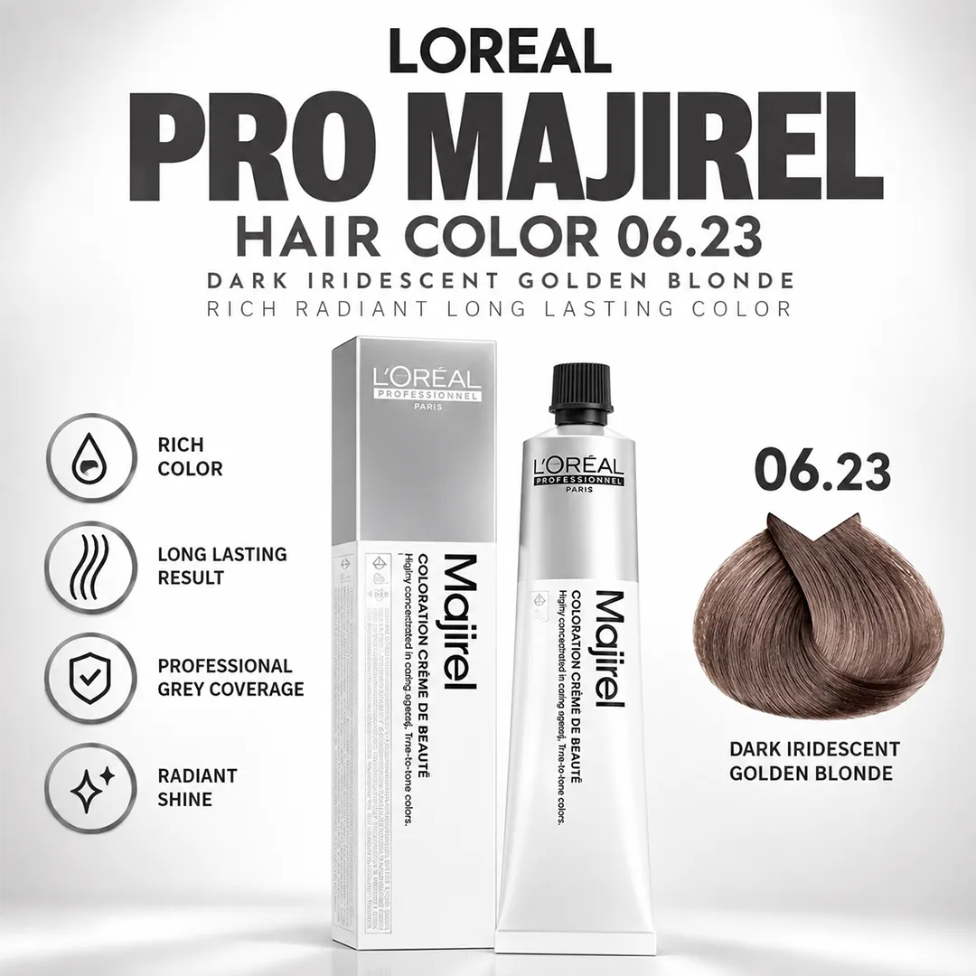 LOREAL PRO MAJIREL HAIR COLOR 06.23.