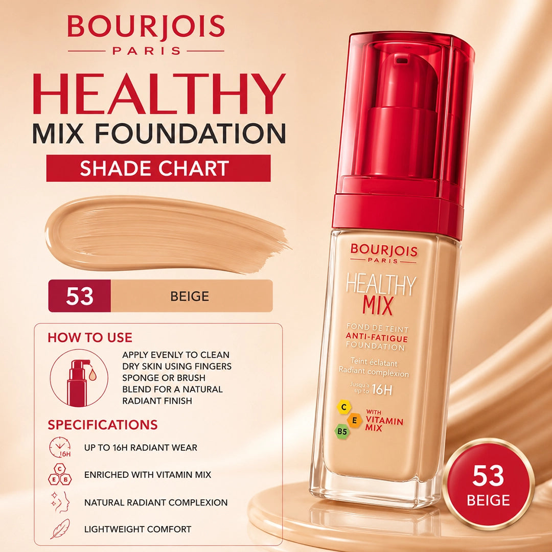 BOURJOIS HELATHY MIX POWDER 53