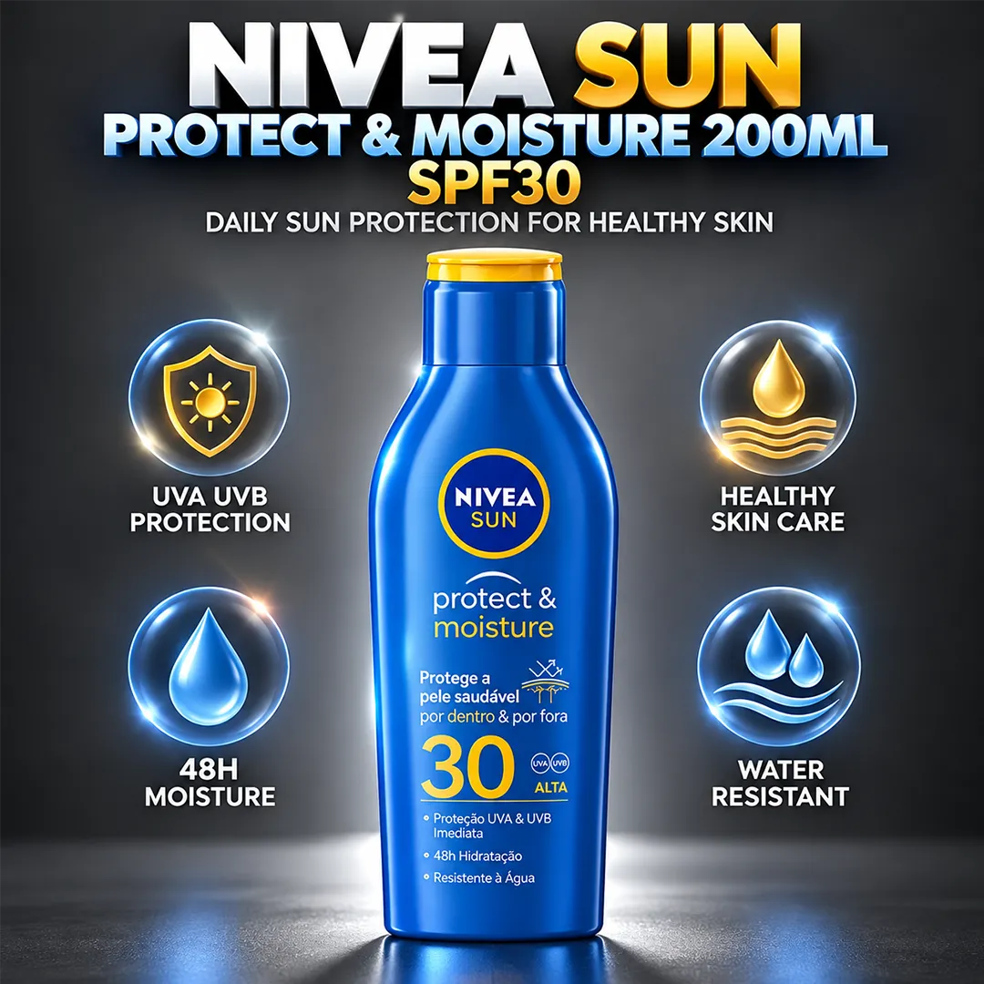 NIVEA SUN PROTECT & MOISTURE 200ML SPF30