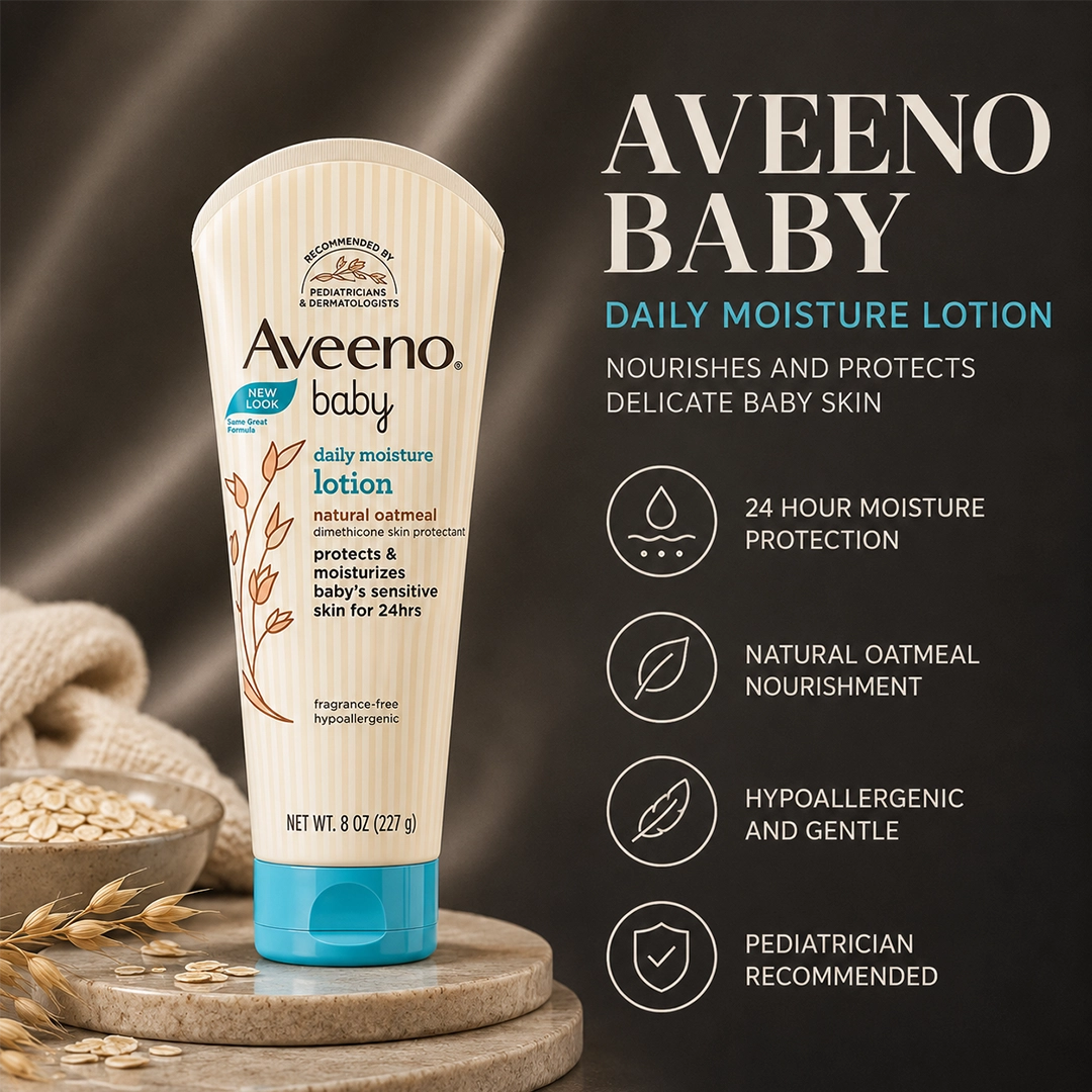 AVEENO BABY DAILY MOISTURE LOTION 227GM