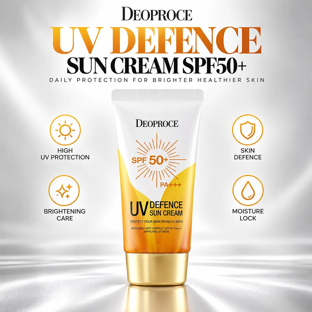 DEOPROCE UV DEFENCE SUN CREAM SPF50+ 70G