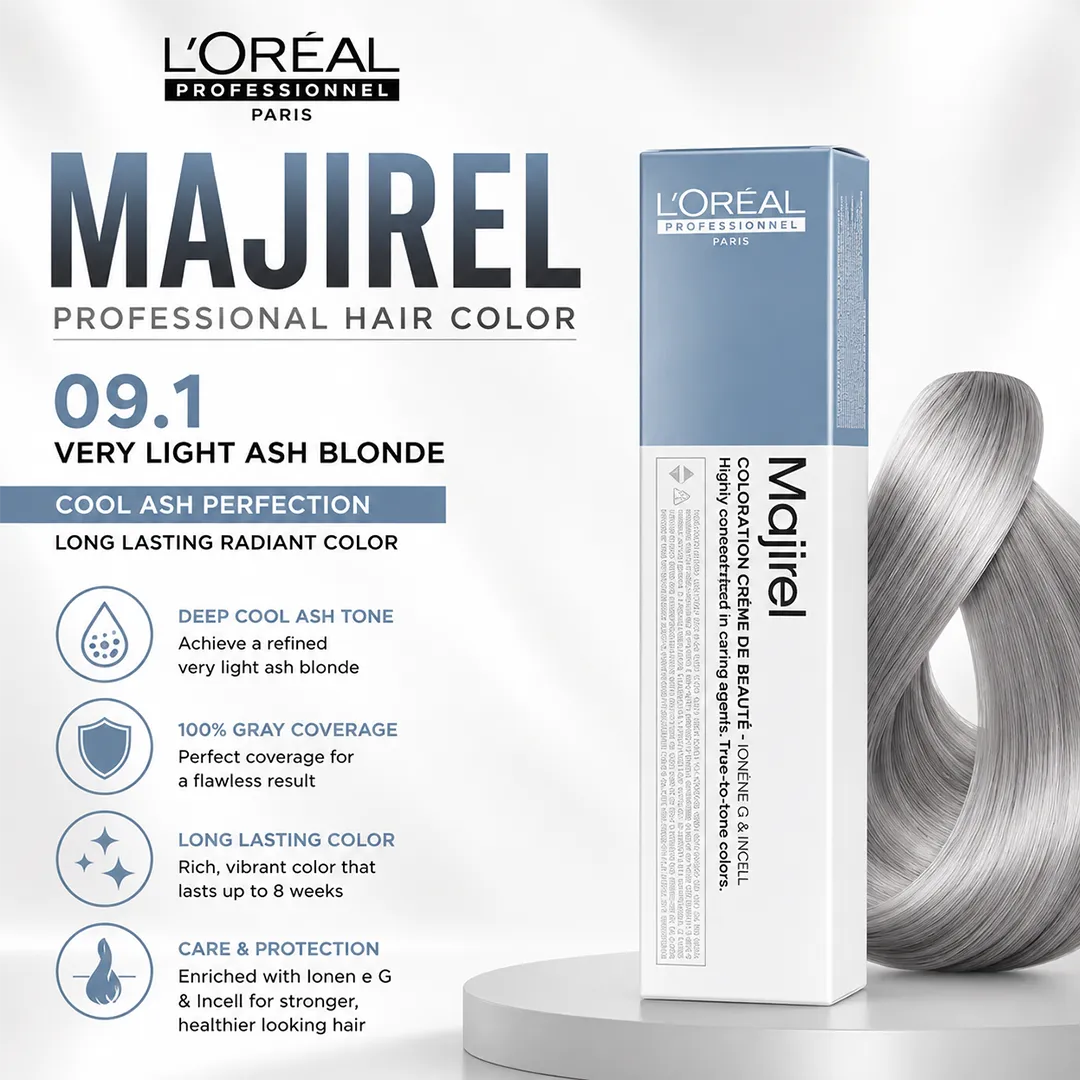 LOREAL PRO MAJIREL HAIR COLOR 09.1