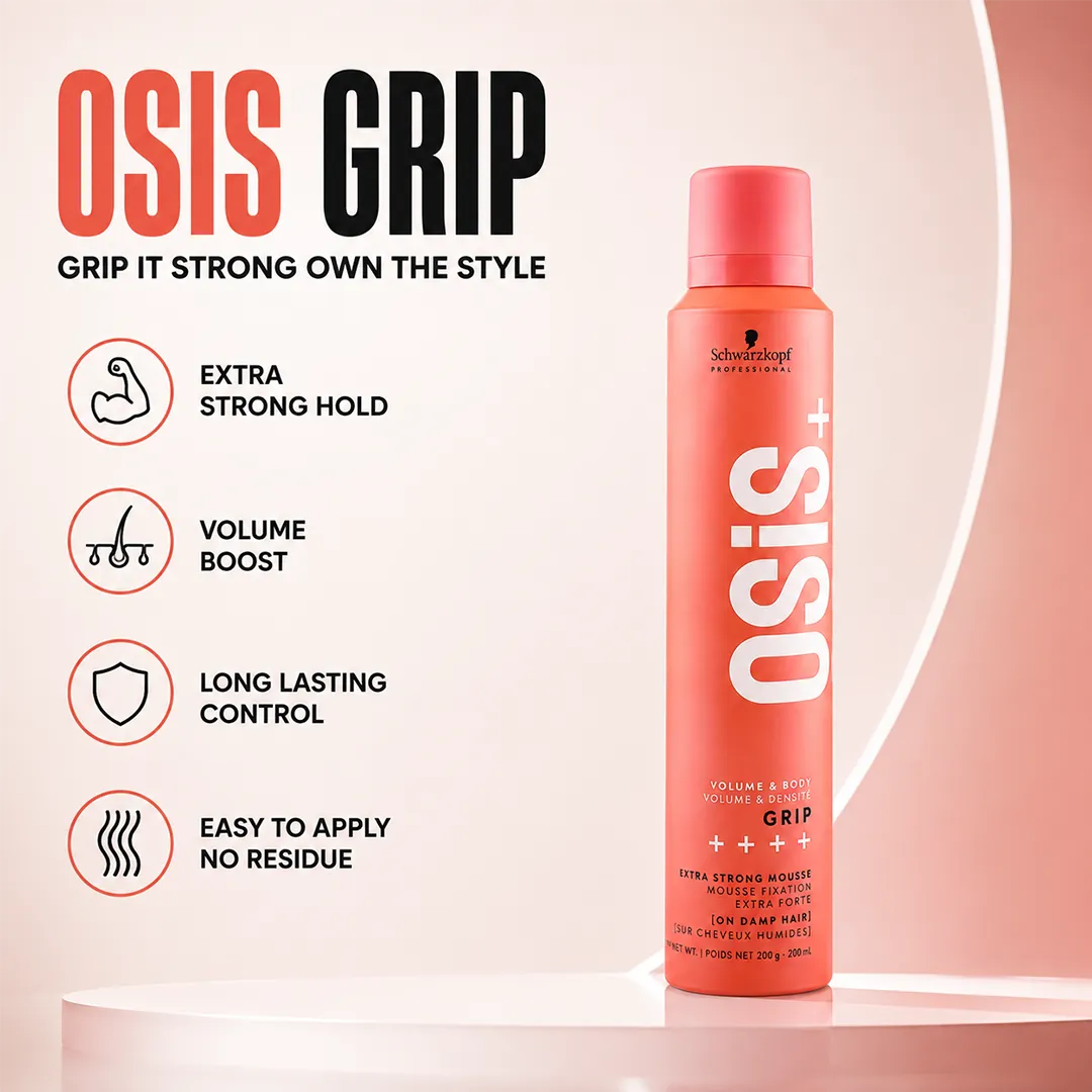 OSIS HAIR MOUSE 200ML GRIP EXTRA STRONG