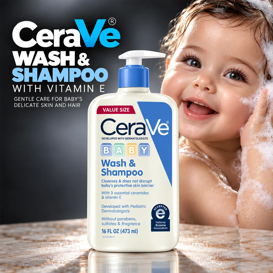 CERAVE WASH SHAMPOO VITAMIN E 473ML
