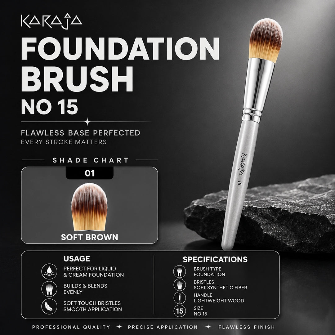 KARAJA BRUSH FOUNDATION BRUSH NO 15