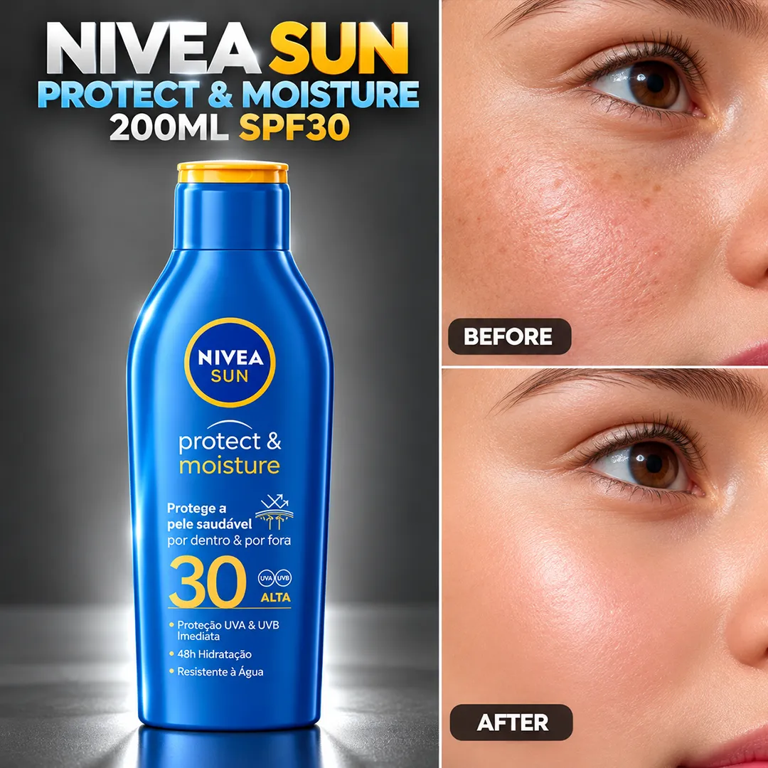 NIVEA SUN PROTECT & MOISTURE 200ML SPF30