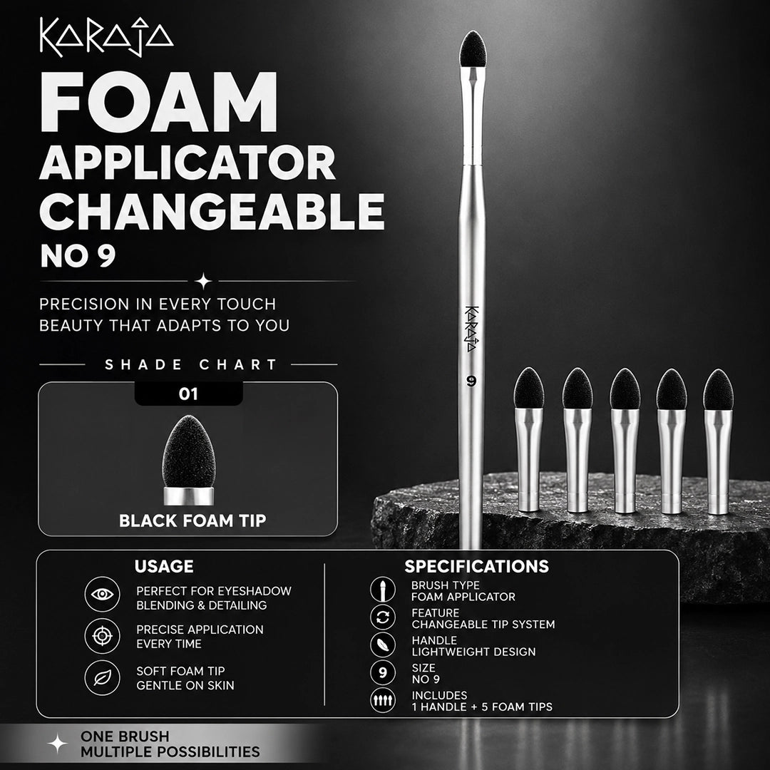 KARAJA BRUSH FOAM APPLICATOR CHANGEABLE NO 9