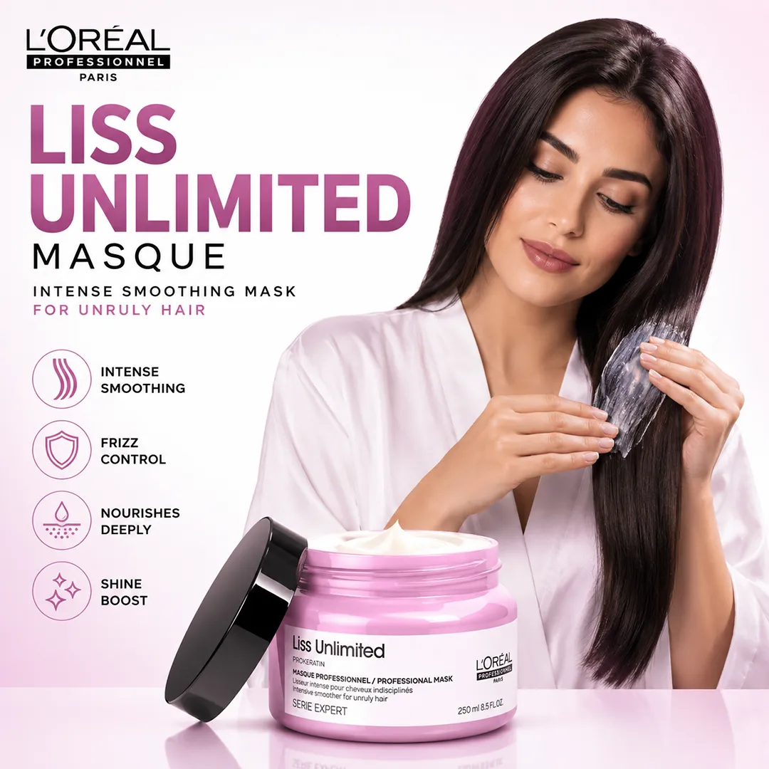LOREAL PRO LISS UNLIMITED MASQUE 250MLL