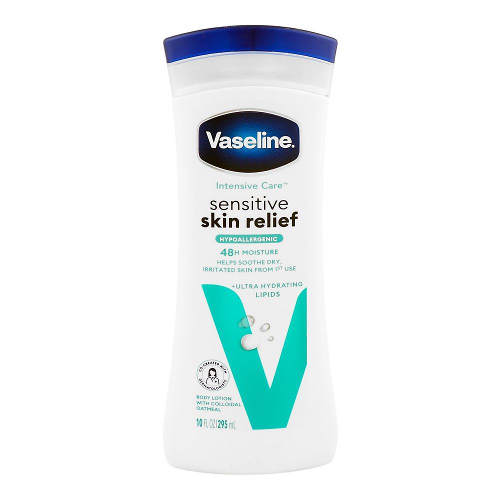 VASELINE USA BODY LOTION 295ML SENSITIVE