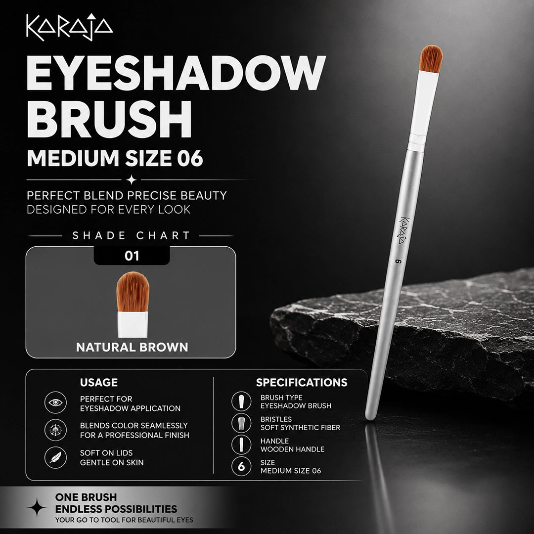 KARAJA BRUSH EYESHADOW MEDIUM SEZE 06