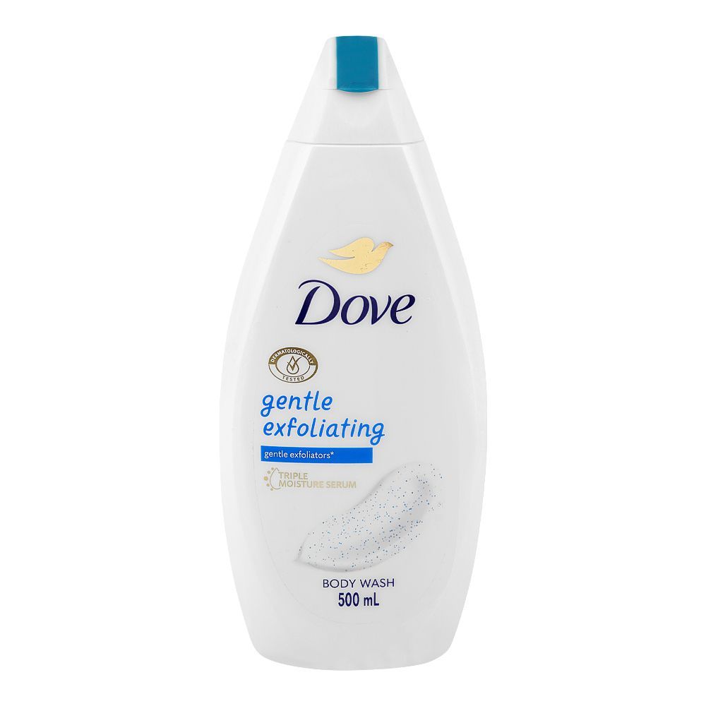 DOVE BODY WASH 500ML GENTLE EXFOLIATING
