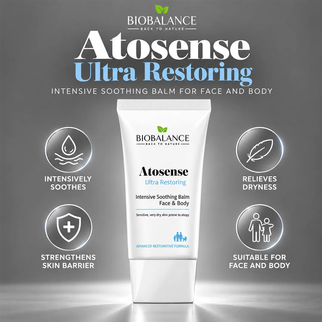 BIO BALANCE ATOSENSE ULTRA RESTORING FACE BODY BALM 150ML