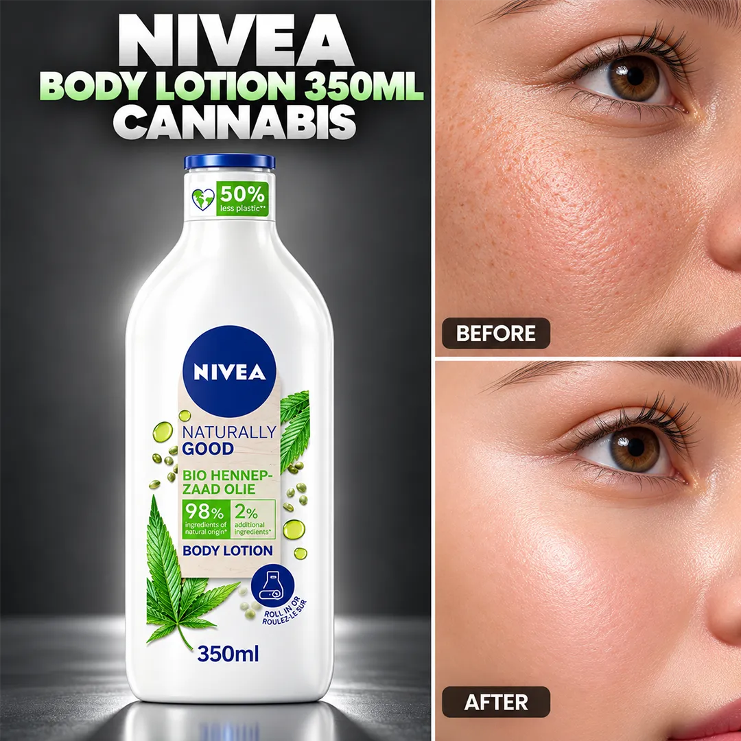 NIVEA BODY LOTION 350ML CANNABIS