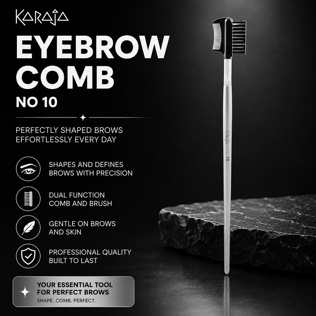 KARAJA BRUSH EYEBROW COMB 10