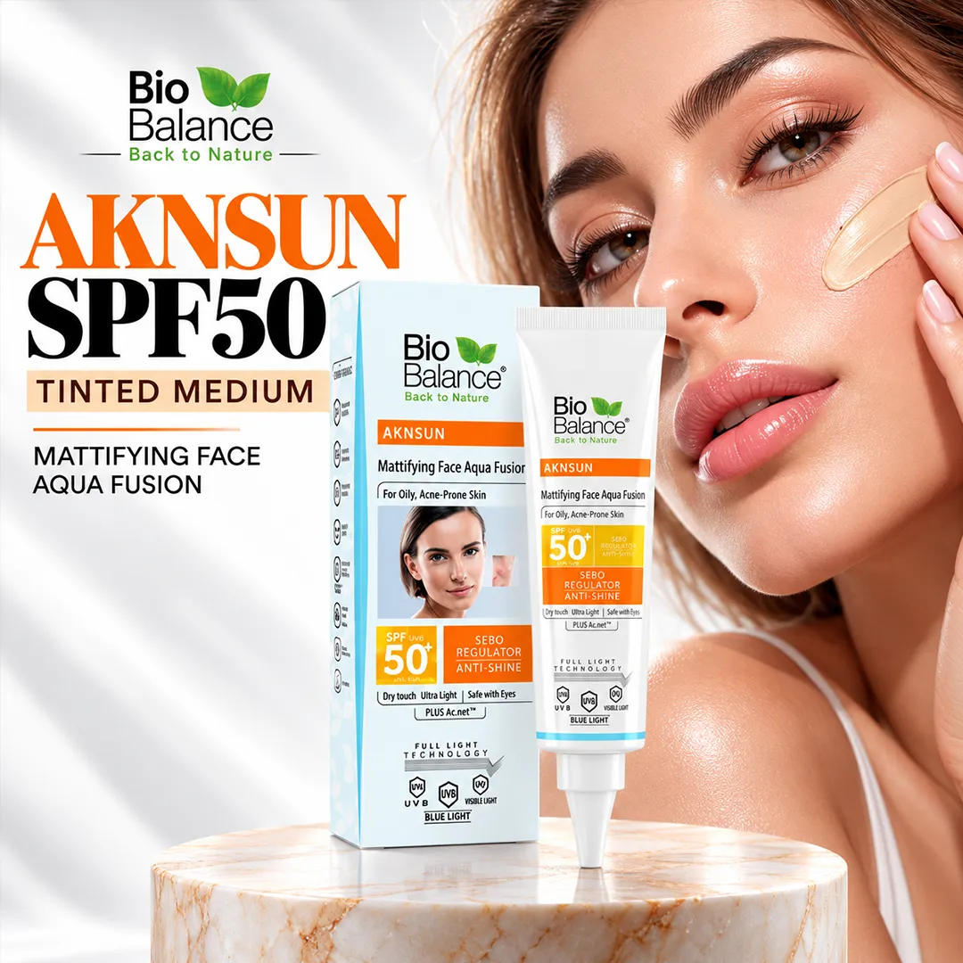 BIO BALANCE AKNSUN SPF50 TINTED MEDIUM 40ML