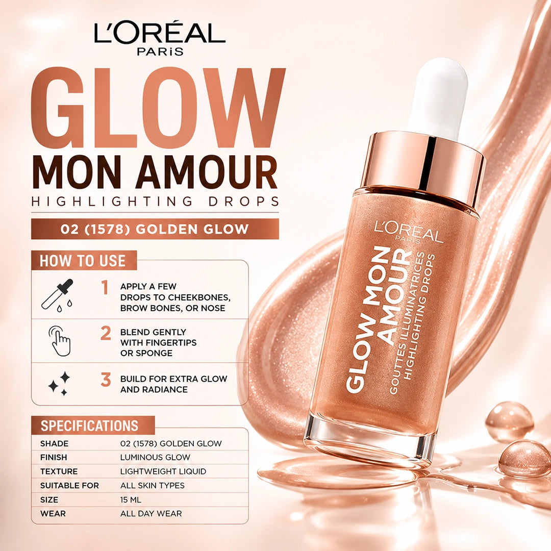 LOREAL GLOW MON AMOUR DROPS 02 (1578)