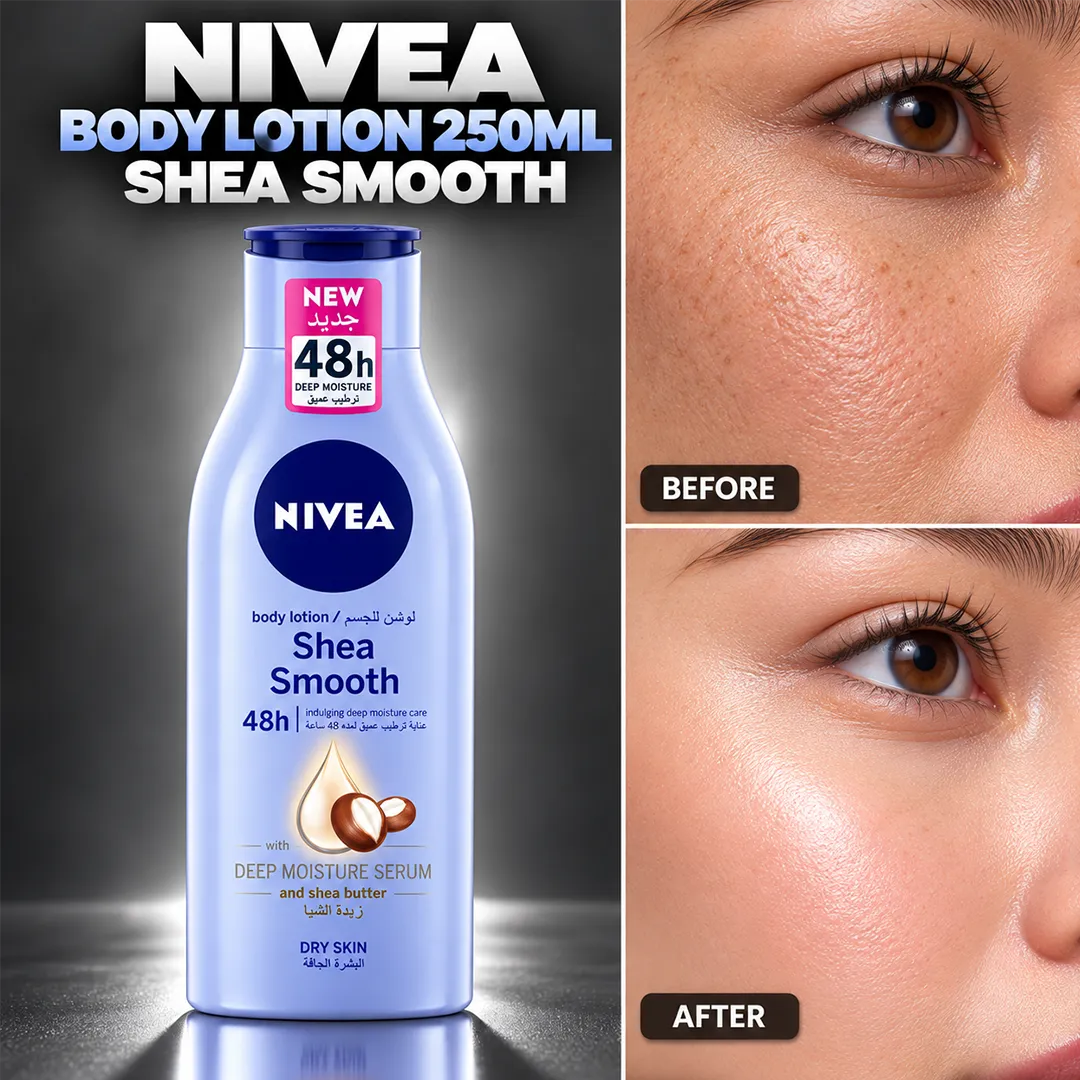 NIVEA BODY LOTION 250ML SHEA SMOOTH