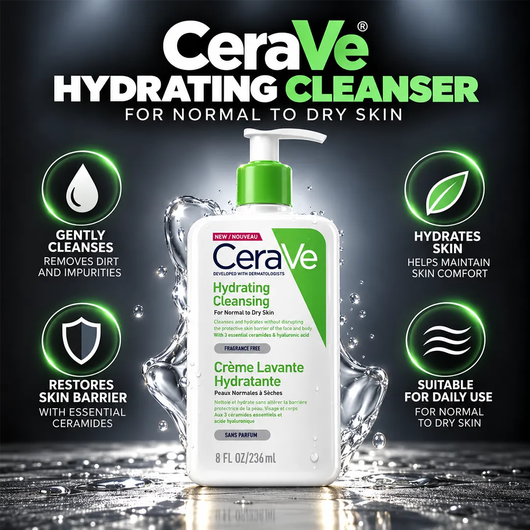 CERAVE UK HYDRATING CLEANSER 236ML