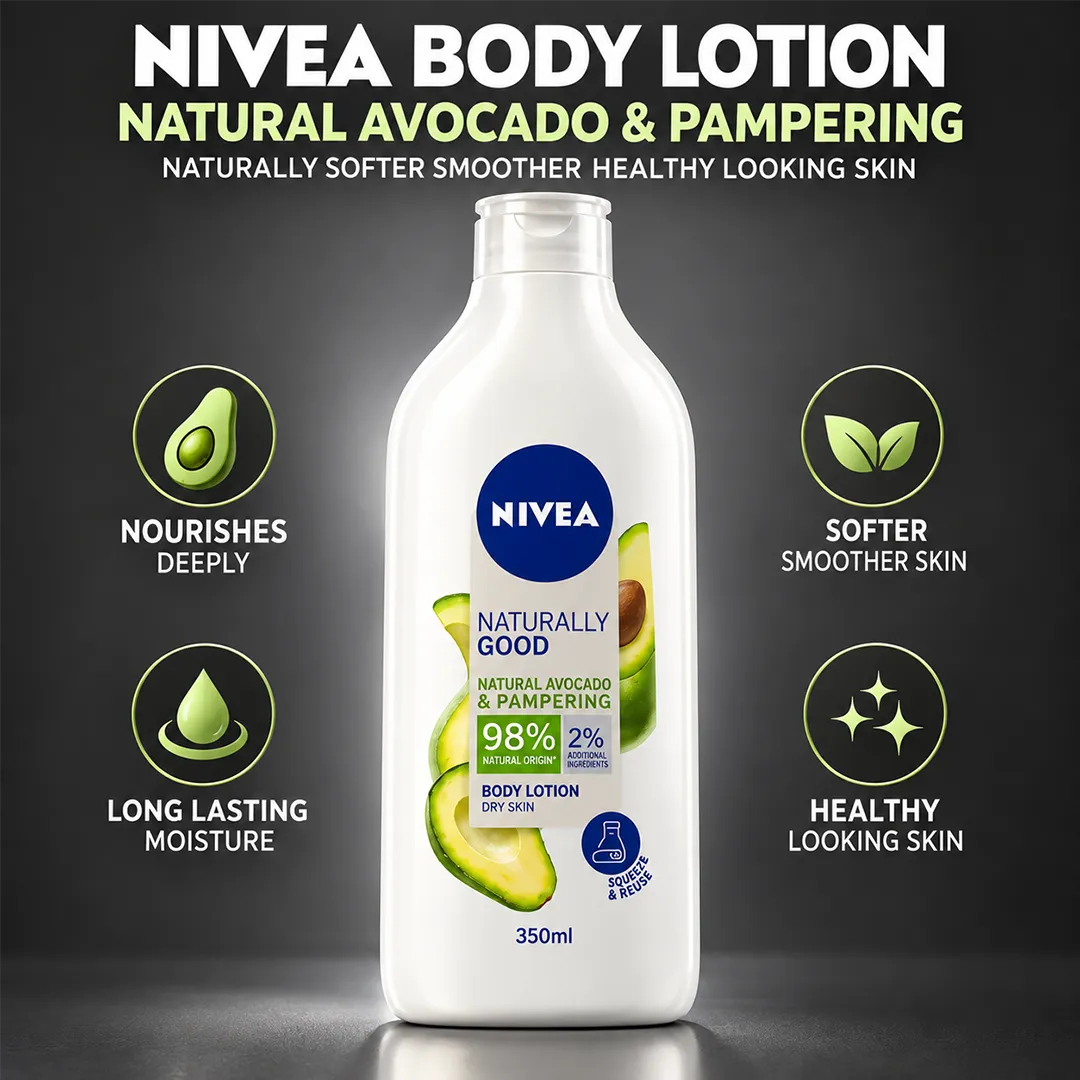 NIVEA BODY LOTION 350ML AVOCADO