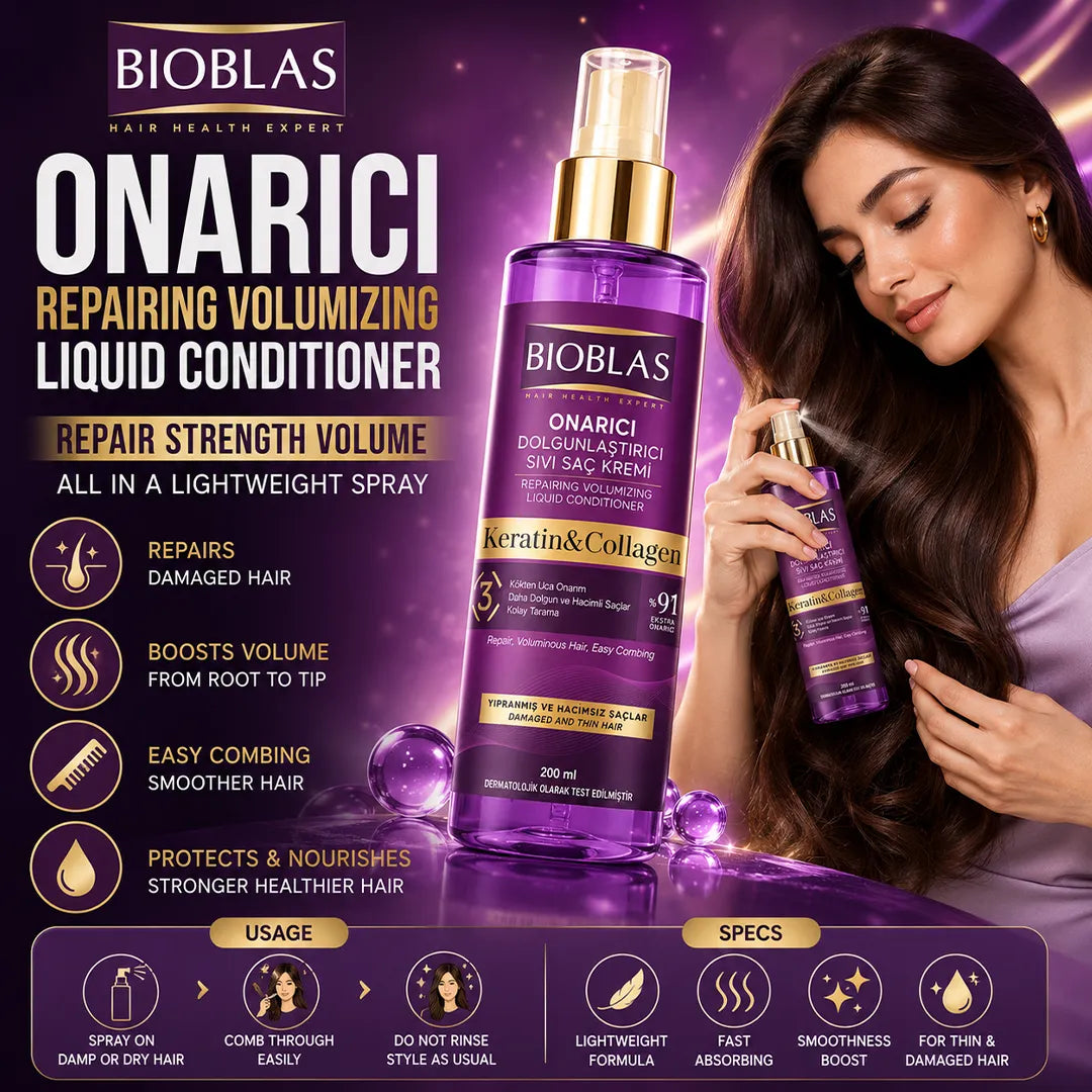 BIOBLAS ONARICI REPAIRING VOLUMIZING LIQUID CONDITIONER 200M