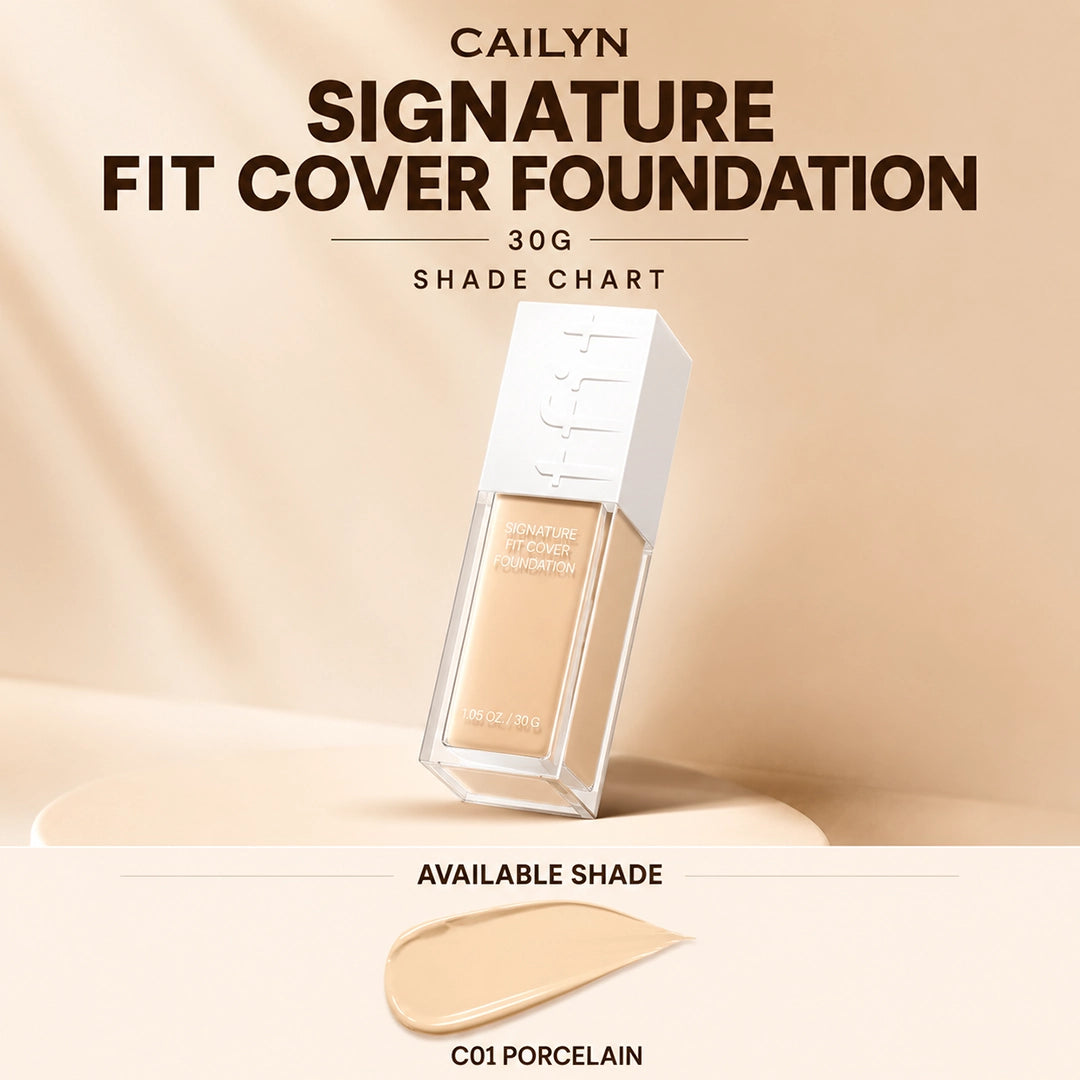 CAILYN SIGNATURE FIT COVER FOUNDATION 30G C01 PORCELAIN