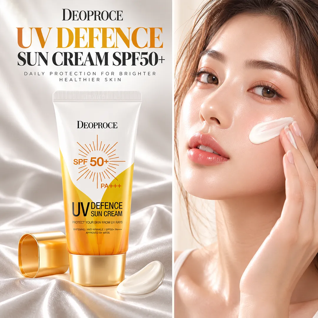 DEOPROCE UV DEFENCE SUN CREAM SPF50+ 70G