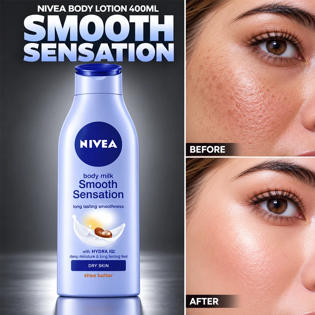 NIVEA BODY LOTION 400ML SMOOTH SENSATION