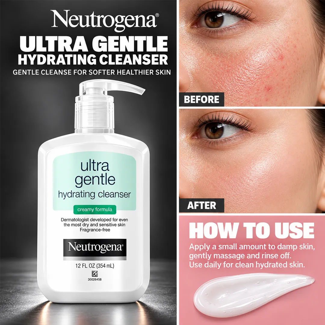 NEUTROGENA ULTRA GENTLE HYDRATING CLEANSER 354MLS